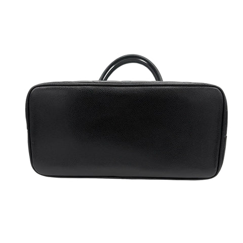 [Pre-owned] CHANEL Medallion Tote Bag Black Caviar Skin Used Bag