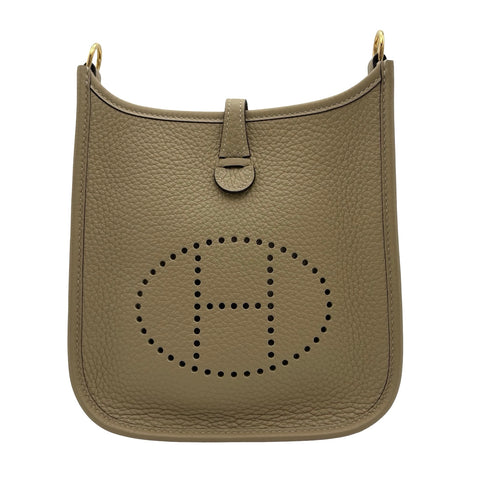 【Nuevo a estrenar】Hermes Évelyne TPM Bolso de hombro K (año 2025) Trench Taurillon Clemence Nuevo a estrenar BOLSO