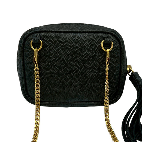 【美品】 SAINT LAURENT サンローラン BABY LOU SHOULDERBAG ベイビールー ショルダーバッグ ブラック レザー 中古 USED バッグ SALE セール