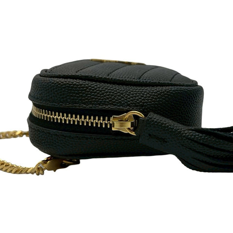 【美品】 SAINT LAURENT サンローラン BABY LOU SHOULDERBAG ベイビールー ショルダーバッグ ブラック レザー 中古 USED バッグ SALE セール