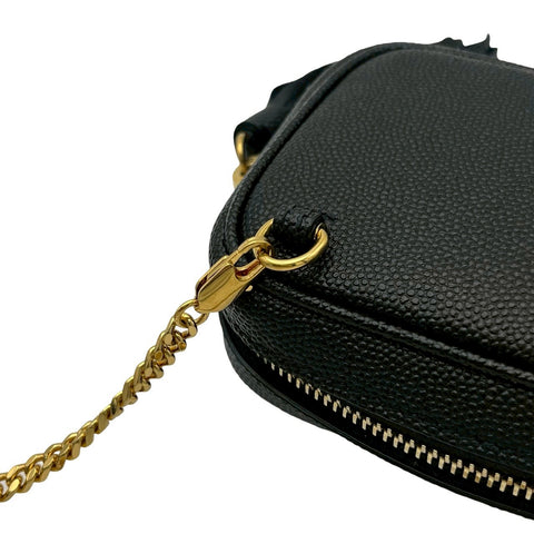 【美品】 SAINT LAURENT サンローラン BABY LOU SHOULDERBAG ベイビールー ショルダーバッグ ブラック レザー 中古 USED バッグ SALE セール