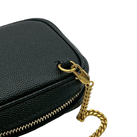 【美品】 SAINT LAURENT サンローラン BABY LOU SHOULDERBAG ベイビールー ショルダーバッグ ブラック レザー 中古 USED バッグ SALE セール
