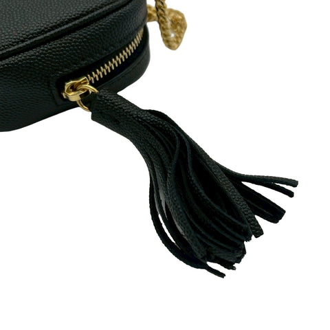 【美品】 SAINT LAURENT サンローラン BABY LOU SHOULDERBAG ベイビールー ショルダーバッグ ブラック レザー 中古 USED バッグ SALE セール