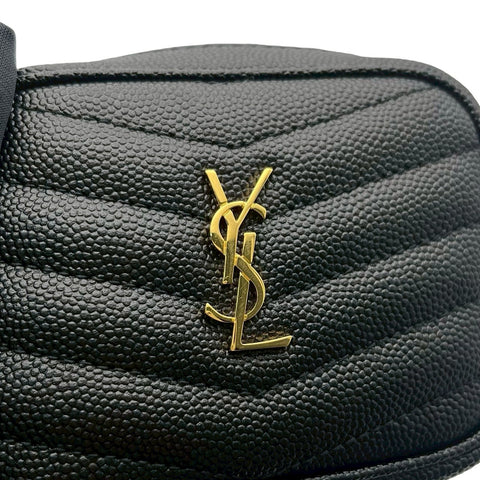 【美品】 SAINT LAURENT サンローラン BABY LOU SHOULDERBAG ベイビールー ショルダーバッグ ブラック レザー 中古 USED バッグ SALE セール