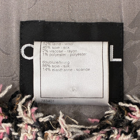 【中古】 CHANEL シャネル JACKET ツイードノーカラージャケット 34 USED 中古 CLOTHES 洋服