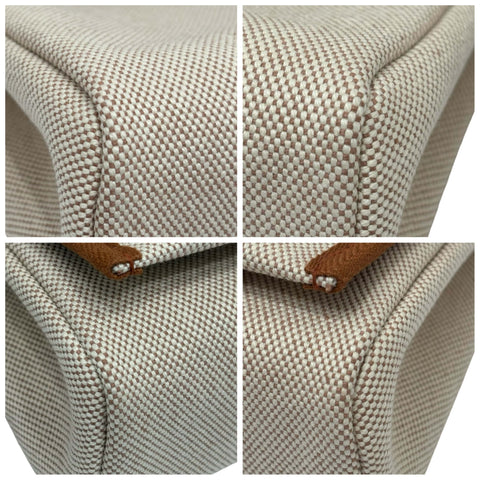 【Brand New】 Hermes HERBAG ZIP 20 Mini Shoulder Bag, W Stamp (2024), Gold, Canvas x Leather, Brand New, Handbag