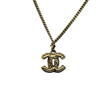 [Pre-owned] CHANEL Coco Mark Necklace Accessory GP Pre-owned
