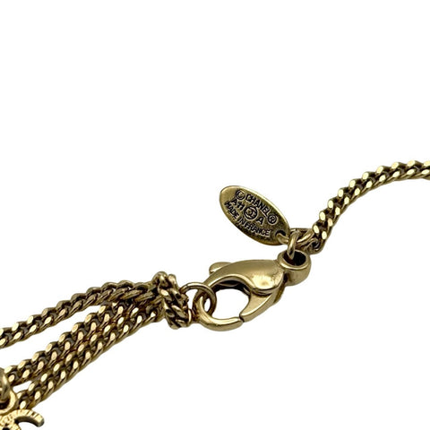 [Pre-owned] CHANEL Coco Mark Necklace Accessory GP Pre-owned