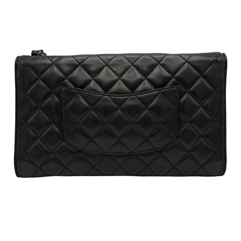 [Pre-owned] CHANEL Chain Shoulder Bag, 18 Series (2013-2014), Black, Lambskin, Used Bag