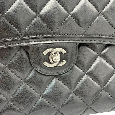 [Pre-owned] CHANEL Chain Shoulder Bag, 18 Series (2013-2014), Black, Lambskin, Used Bag