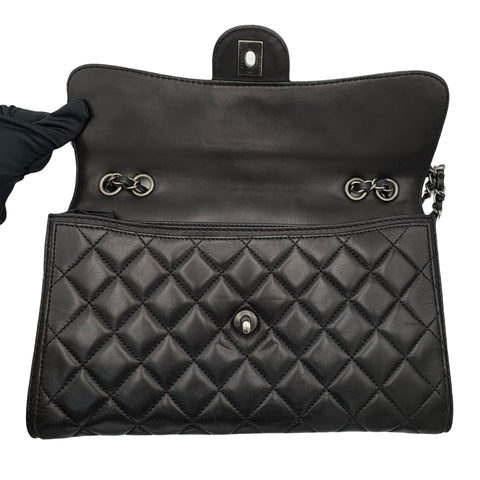 [Pre-owned] CHANEL Chain Shoulder Bag, 18 Series (2013-2014), Black, Lambskin, Used Bag