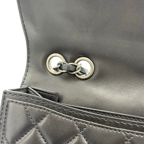 [Pre-owned] CHANEL Chain Shoulder Bag, 18 Series (2013-2014), Black, Lambskin, Used Bag