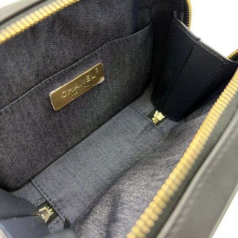 [Pre-owned] CHANEL Chain Shoulder Bag, 27 series (2018-2019), Black, Lambskin, Used, Bag