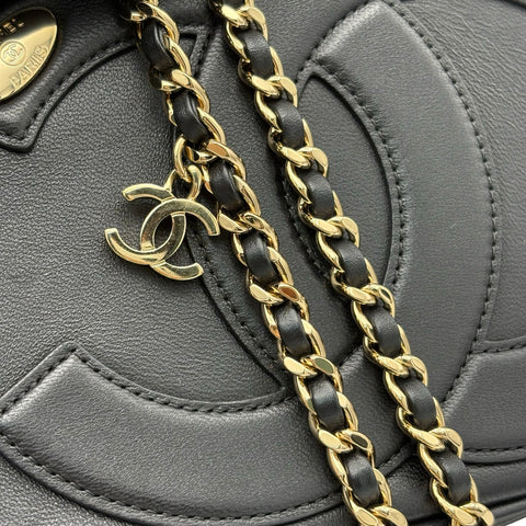 [Pre-owned] CHANEL Chain Shoulder Bag, 27 series (2018-2019), Black, Lambskin, Used, Bag