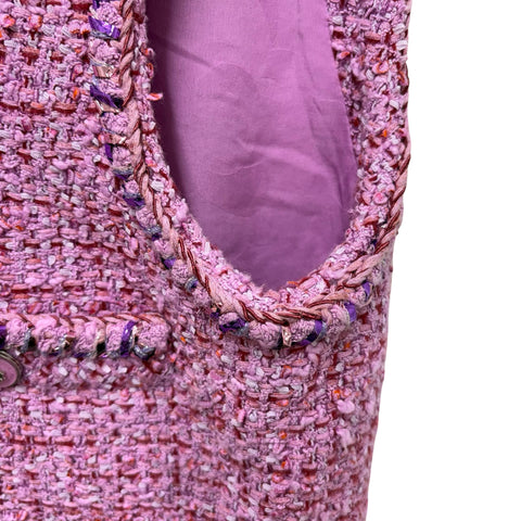 [Pre-owned] CHANEL Tweed Vest Gilet 38 USED 2021 Clothing