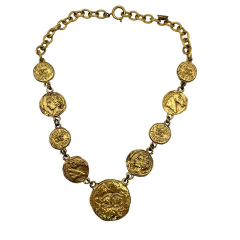[Pre-owned] CHANEL Necklace Accessories GP Vintage Pre-owned