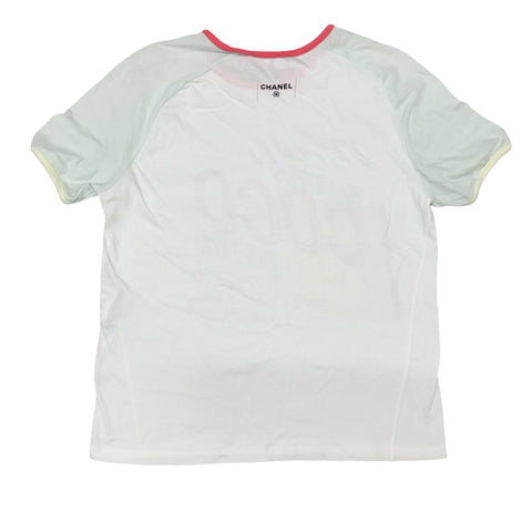[Pre-owned] CHANEL T-SHIRT Top Size S USED 2017 CLOTHES