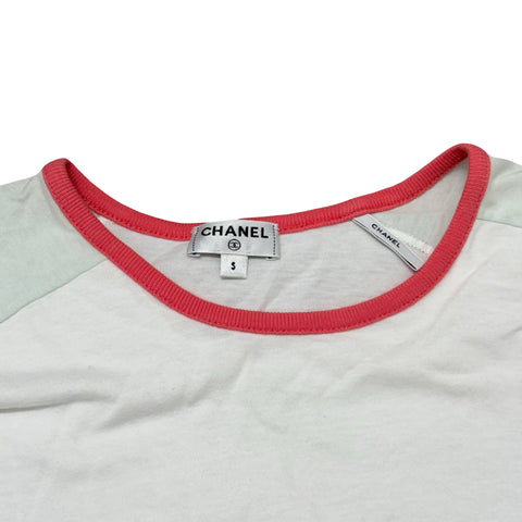[Pre-owned] CHANEL T-SHIRT Top Size S USED 2017 CLOTHES