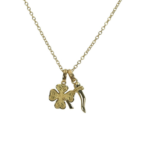 [Pre-owned] DOLCE & GABBANA 18K Yellow Gold Pendant Necklace 7.5g 55cm/65cm