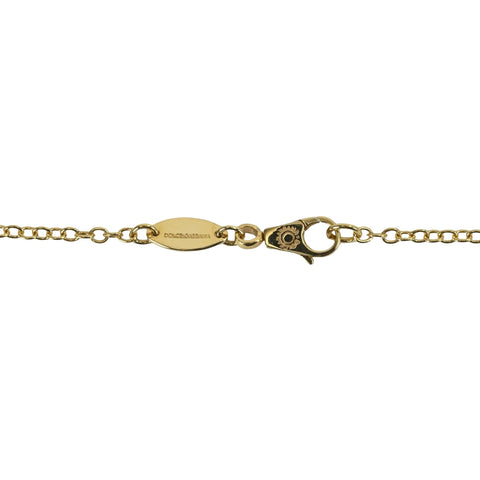 【中古】DOLCE＆GABBANA ドルチェ＆ガッバーナ K18YG ペンダントネックレス 7.5g 55cm/65cm