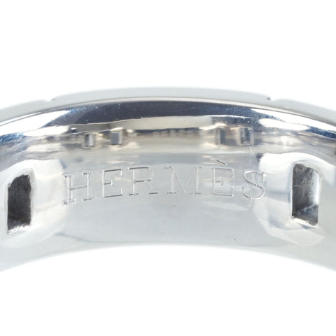 Used] HERMES K18WG Hercules Ring 11.0g #58