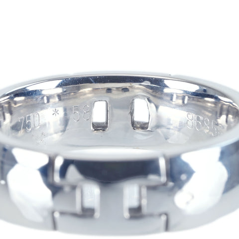 Used] HERMES K18WG Hercules Ring 11.0g #58