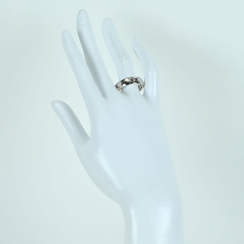 Used] HERMES K18WG Hercules Ring 11.0g #58