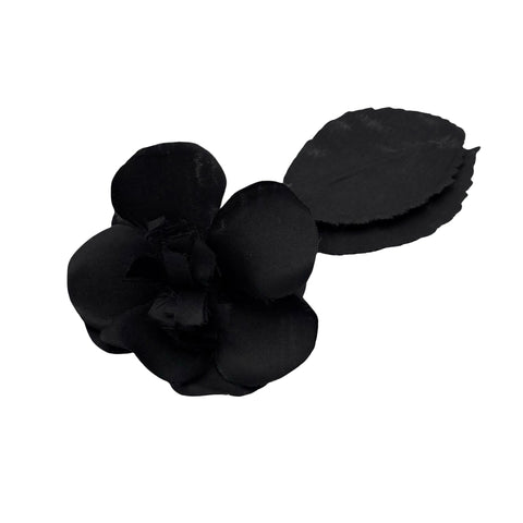 【中古】 CHANEL シャネル CORSAGE コサージュ 小物 BLACK 中古