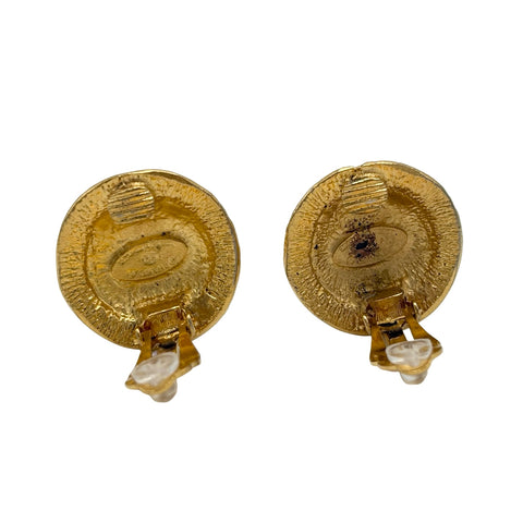 【中古】 CHANEL シャネル COCOMARK EARRINGS ココマークイヤリング 小物 GP 中古