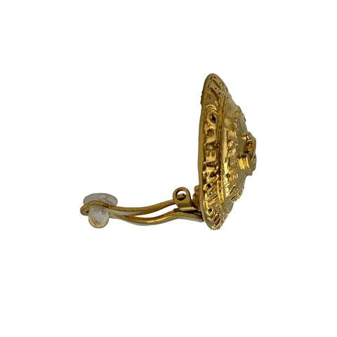 【中古】 CHANEL シャネル COCOMARK EARRINGS ココマークイヤリング 小物 GP 中古