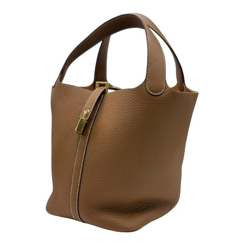 【新品未使用】 Hermes エルメス PICOTIN MM ピコタンMM ハンドバッグ K刻(2025年) ゴールド トリヨンクレマンス 新品未使用 NEW バッグ