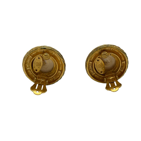 [Pre-owned] CHANEL EARRINGS Accessory GP/Faux Pearl Pre-owned GP/FAKE PEARL