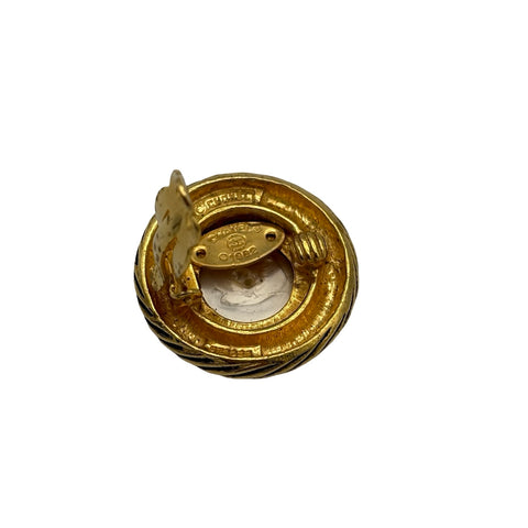 [Pre-owned] CHANEL EARRINGS Accessory GP/Faux Pearl Pre-owned GP/FAKE PEARL