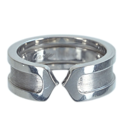 【中古】 CARTIER カルティエ K18WGホワイトゴールド C2リング  7.7g #9（#49）ONE PRICE