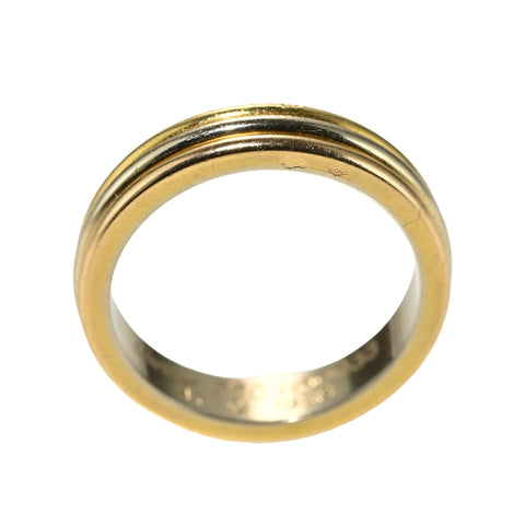 Used: CARTIER K18 Three Color Trinity Wedding Ring 4.4g #7(#47) ONE PRICE