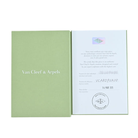 【中古】Van Cleef＆Arpels Van Cleef & Arpels K18YG VINTAGE ALHAMBRA Colgante Vintage Alhambra Malaquita 5.5g