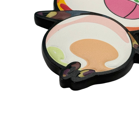 【Usado】 LV×TM Louis Vuitton×Takashi Murakami KEY HOLDER (M02467) Llavero, accesorios, multicolor, lona, usado, MULTI COLOR CANVAS