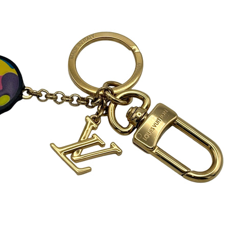 【Usado】 LV×TM Louis Vuitton×Takashi Murakami KEY HOLDER (M02467) Llavero, accesorios, multicolor, lona, usado, MULTI COLOR CANVAS