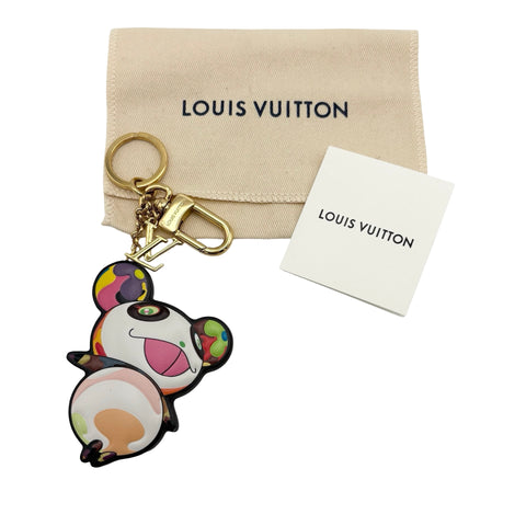 【Usado】 LV×TM Louis Vuitton×Takashi Murakami KEY HOLDER (M02467) Llavero, accesorios, multicolor, lona, usado, MULTI COLOR CANVAS