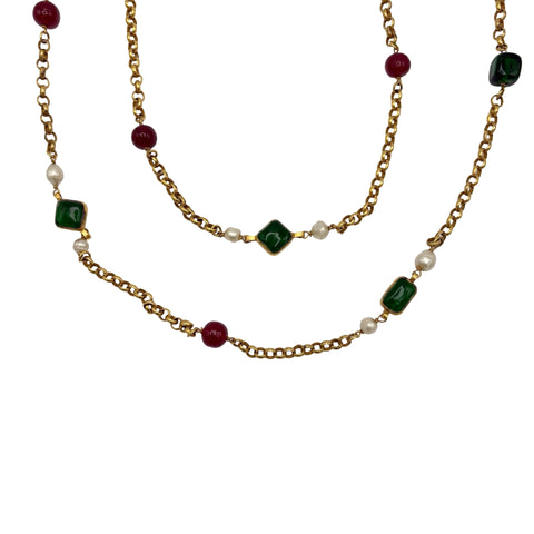【Usado】 CHANEL Collar de Chanel Accesorios Vidrio Gripoix Usado