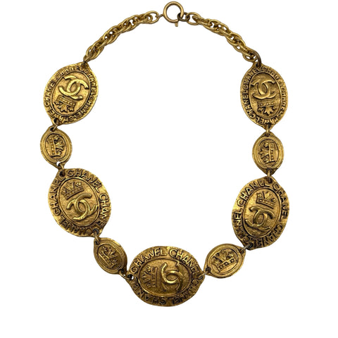 [Pre-owned] CHANEL Necklace Vintage Accessory Pre-owned