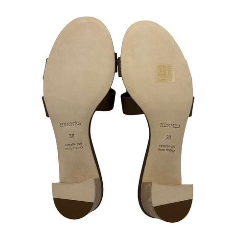 【新品未使用】 Hermes エルメス SANDAL 《オアジス》 38 NEW サンダル 新品 靴 SHOES