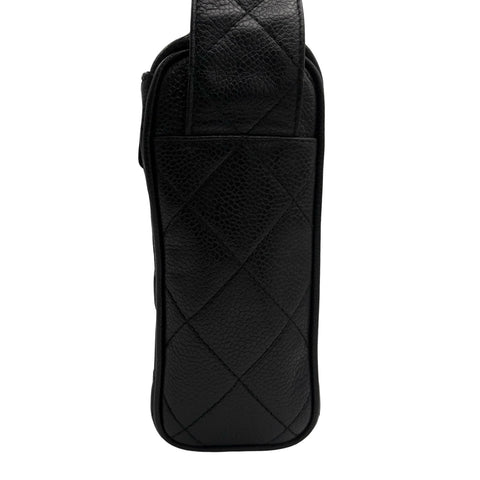 [Pre-owned] CHANEL VINTAGE SHOULDER BAG, 4 Series (1996-1998), BLACK, Caviar Skin, Used Bag