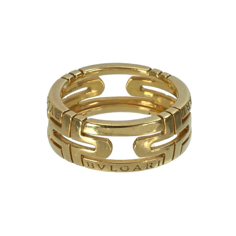 【Segunda mano】BVLGARI Bulgari K18YG ANILLO Open Parentesi #52 6.9g