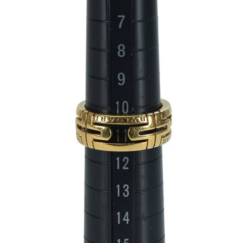 【中古】BVLGARI ブルガリ K18YG RING オープンパレンテシ リング #52 6.9g
