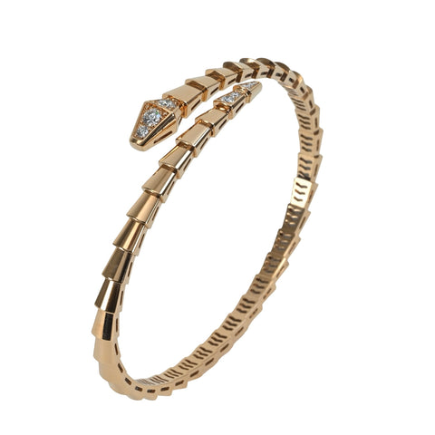 【Usado】BVLGARI Bulgari K18PG Pulsera Serpenti Viper 22.9g