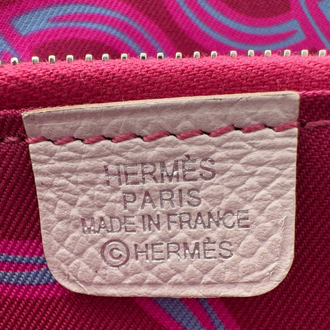 [Unused] Hermes Azap Silkin Compact Wallet, White, Epsom, Brand New Unused