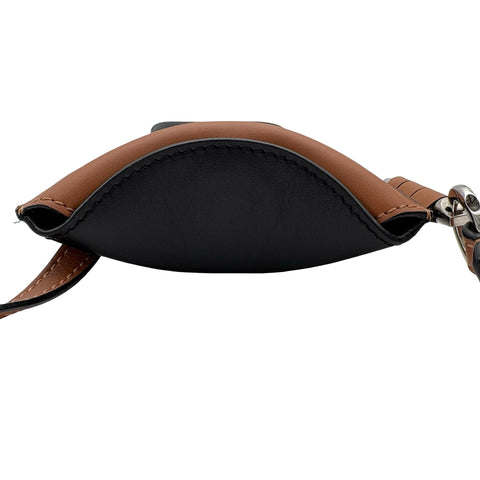 [Pre-owned] LOEWE x STUDIO GHIBLI Gate Pocket Shoulder Bag Dust Bunny Brown Leather Used Bag