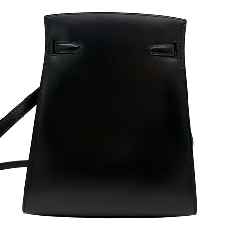 【中古】 Hermes エルメス KELLY SPORTS PM ケリースポーツPM ショルダーバッグ 〇P刻（1986年） ブラック ボックスカーフ ヴィンテージ 中古 USED バッグ