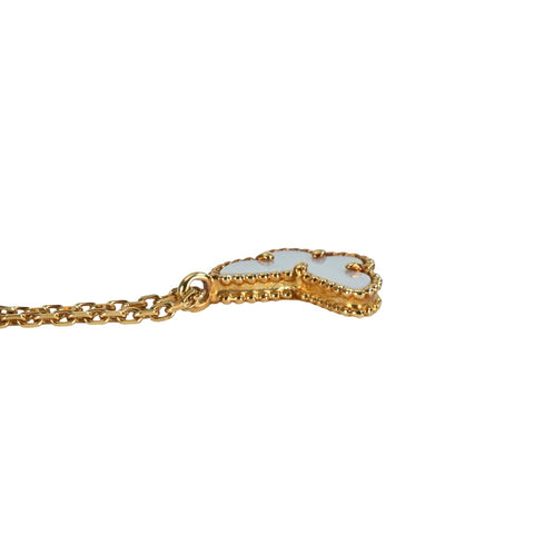 [Pre-owned] Van Cleef & Arpels K18YG SWEET PAPILLON Necklace 2.9g